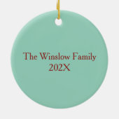 Wens voor Birdies! – Smiling Snowman Ornament (Achterkant)