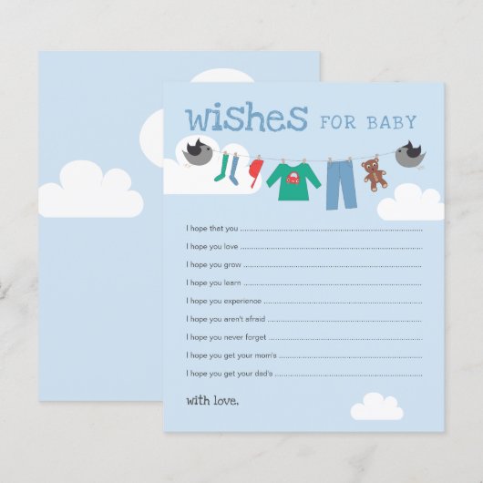 Wens voor de Kaarten van het Advies van de Koud va (Voorkant / Achterkant)