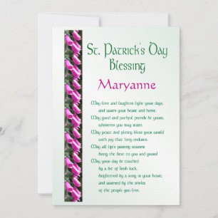 Wens voor een vriend op St. Patrick's Day Feestdagenkaart
