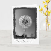 Wens voor jou kaart (Gele Bloem)