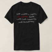 WENS VOOR KERST Thirt 1 T-shirt (Design voorkant)