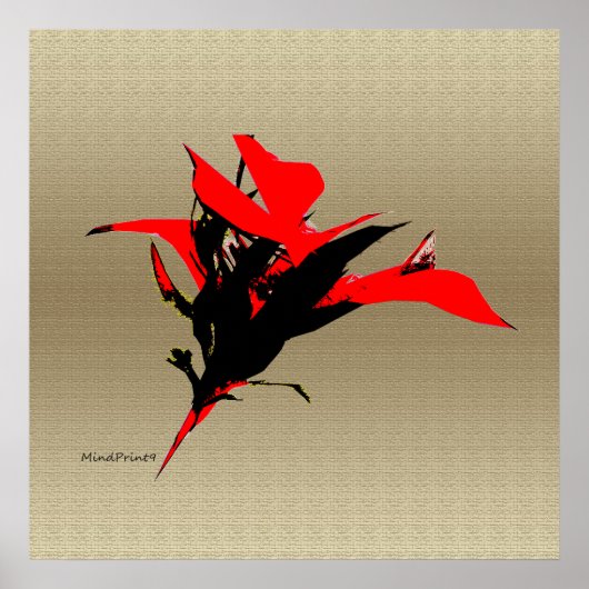 Wensbloem Poster (Voorkant)