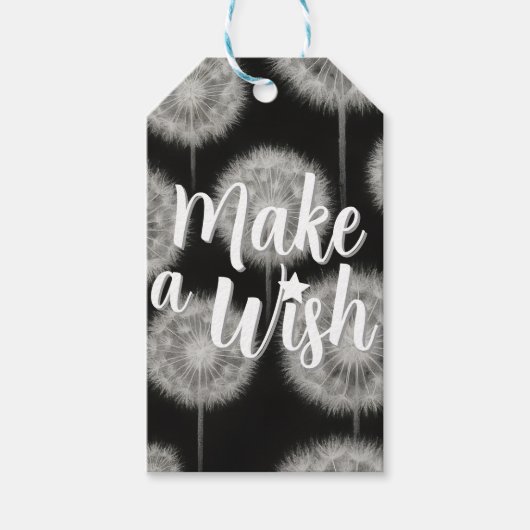 Wensdenken "Maak een Wens" Cadeaulabel (Voorkant)
