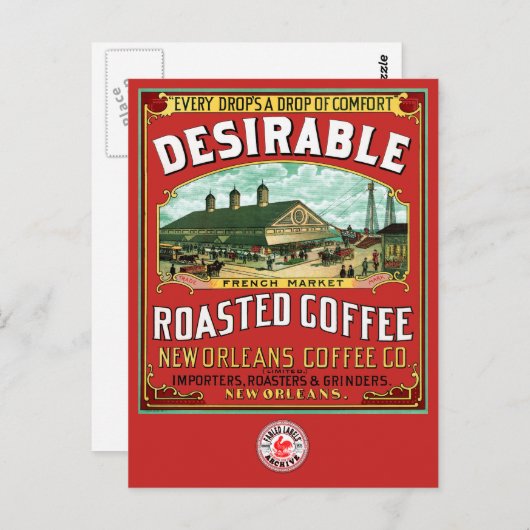 wenselijk briefkaart (Voorkant / Achterkant)