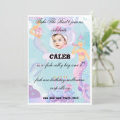 wenselijke verjaardagsuitnodigingskaart kaart (Staand voorkant)