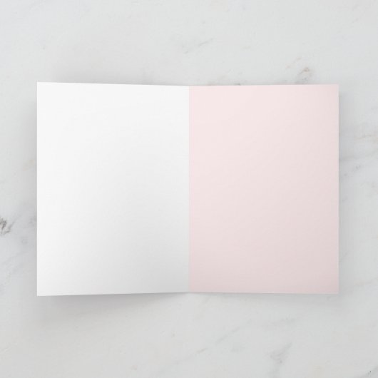 Wensen alleen voor u Floral Birthday Kaart (Binnen)