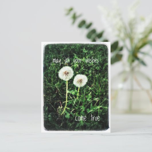 wensen briefkaart (Staand voorkant)