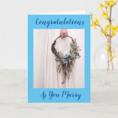 **WENSEN DAT U OP DE WEDDAG HEBT GEHOUDEN** KAART (Gele Bloem)