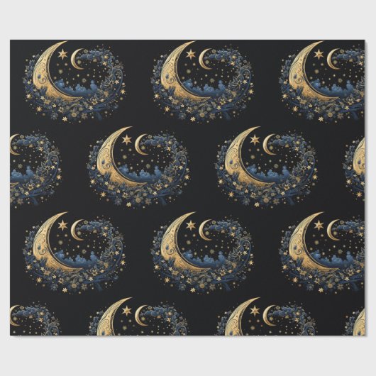 Wensen en manen cadeaupapier (Vlak)