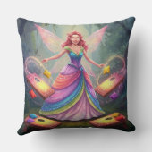 Wensen Fairy Vrijgezellenfeest Sierkussen (Achterkant)