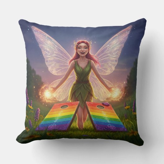 Wensen Fairy Vrijgezellenfeest Sierkussen (Voorkant)