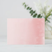 WENSEN GOED KAART :: ombre waterverf koraal (Staand voorkant)