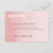 WENSEN GOED KAART :: ombre waterverf koraal (Achterkant)