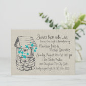 Wensen goed koppels douche kaart (Staand voorkant)