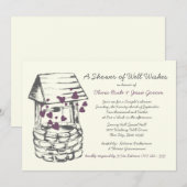 Wensen goed koppels douchen pruimenharten kaart (Voorkant / Achterkant)