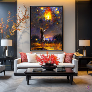 Wensen in de Hemellantaarn Dromen in Expressieve Poster