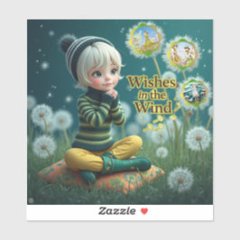 Wensen in de Wind Sticker