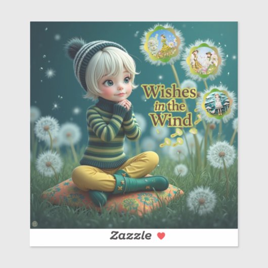 Wensen in de Wind Sticker (Vel)