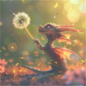 Wensen in de Wind Sticker (Voorkant)