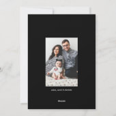 WENSEN JOY GOLD foto kerst wenskaart Feestdagenkaart (Achterkant)