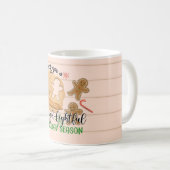 wensen jullie een donkerlichtend feestmaal ginger koffiemok (Voorkant rechts)