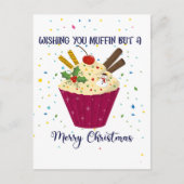 wensen jullie muffin maar een prettige kerstkaart briefkaart (Voorkant)
