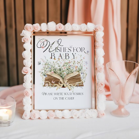 Wensen Spel Nieuw Hoofdstuk Boek Thema Wildflower Poster