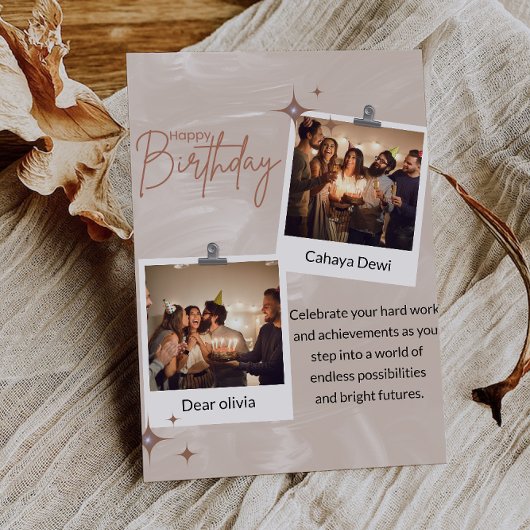 Wensen van geluk, liefde en succes kaart