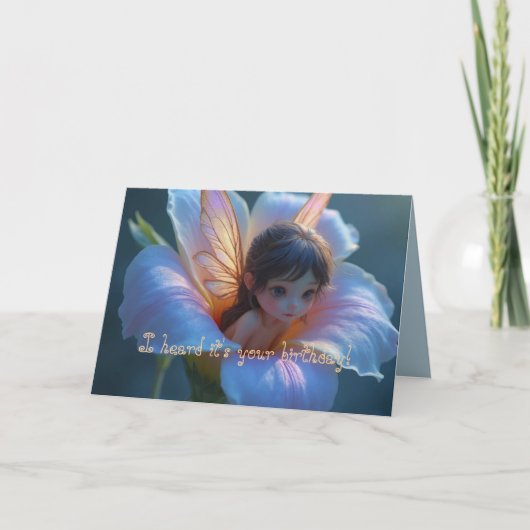 WENSEN - VERJAARDAG KAART (Voorkant)