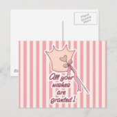 Wensen Vervuld Briefkaart (Voorkant / Achterkant)