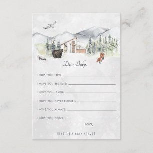 Wensen voor Baby Advies Kaart   Bossen