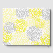 Wensen voor Baby, Baby shower gastenboek, geel Gastenboek (Achterkant)