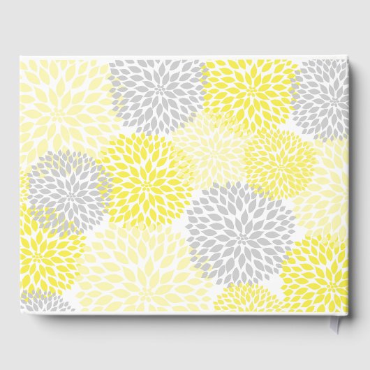 Wensen voor Baby, Baby shower gastenboek, geel Gastenboek (Achterkant)