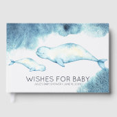 Wensen voor Baby | Baby shower van Baby Beluga Gastenboek (Voorkant)