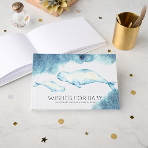 Wensen voor Baby Baby shower van Baby Beluga Gastenboek