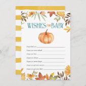 Wensen voor Baby, Baby shower Wish Enclosure (Voorkant / Achterkant)