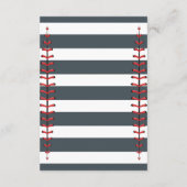 Wensen voor Baby Baseball Baby shower Informatiekaartje (Achterkant)