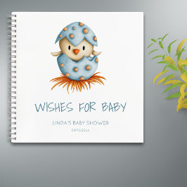 Wensen voor Baby Bird Baby shower Guest Book Notitieboek