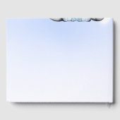 Wensen voor baby boek Blauwe jongen olifant (Achterkant)