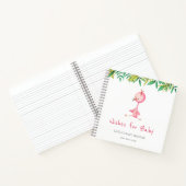 Wensen voor Baby Flamingo Baby shower Notitieboek (Binnen)