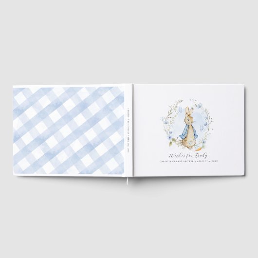 Wensen voor Baby Gastboek Peter Rabbit Boy Gastenboek (Volledig)