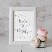 Wensen voor baby | genderneutraal Baby shower Poster