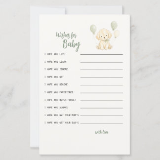 Wensen voor Baby Golden Retriever Baby Shower Spel
