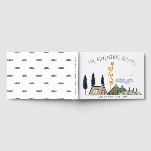 Wensen voor Baby | Het avontuur begint met Baby sh Gastenboek (Volledig)