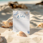 Wensen voor Baby Kaart, Ocean Baby shower Kaart