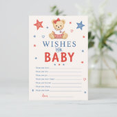 Wensen voor Baby Meisje Kaart (Staand voorkant)