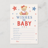 Wensen voor Baby Meisje Kaart (Voorkant)