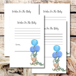 Wensen voor Baby Oh Boy Blue Balloon Eucalyptus