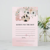 Wensen voor Baby Saddle Up Western Cowgirl thema (Staand voorkant)