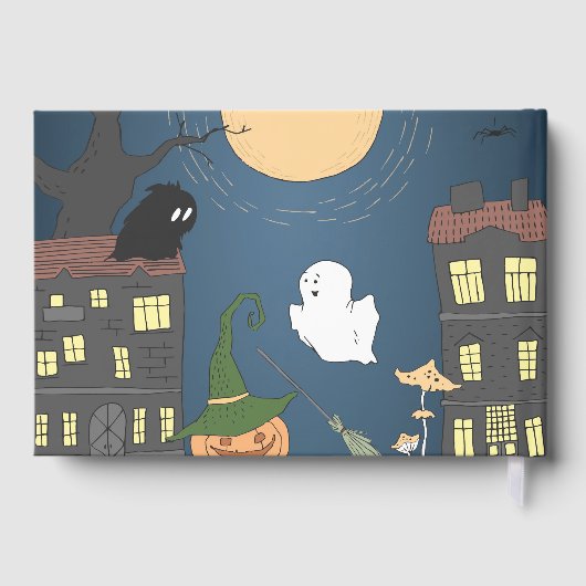 Wensen voor Baby | Schattigee kleine heks Baby sho Gastenboek (Achterkant)